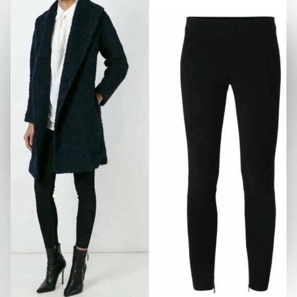 Vince stretchy lamb leather pants nubuck suede Women's Small - Picture 1 of 12